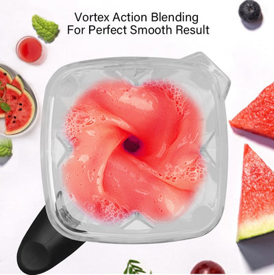 Robuste mélangeur avec minuteur 2200W smoothies fruits et légumes - robot culinaire glace pilée- free BPA 2L pot