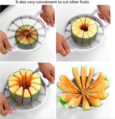 Trancheuse pratique pour pastèque, melon ou autre fruit.